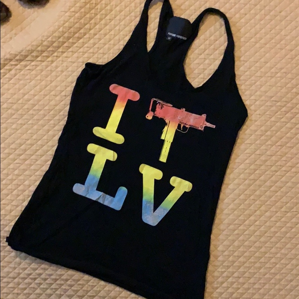Future Heretic Las Vegas Tank Top “I 🔫 LV”